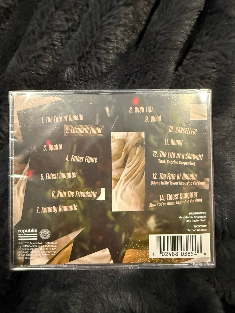 The Life of a Showgirl Ophelia Variant CD Sealed + Bonus Tracks Collector Editi - Picture 2 of 2